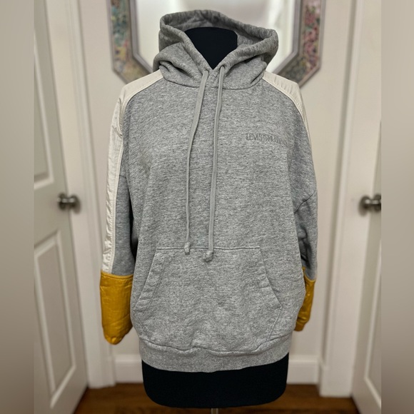 Levi’s Graphic Color Block Hoodie Pullover Sweater - Picture 7 of 16